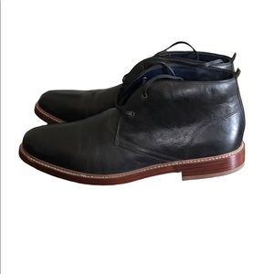 Cole Haan Black Leather Chukka Boots